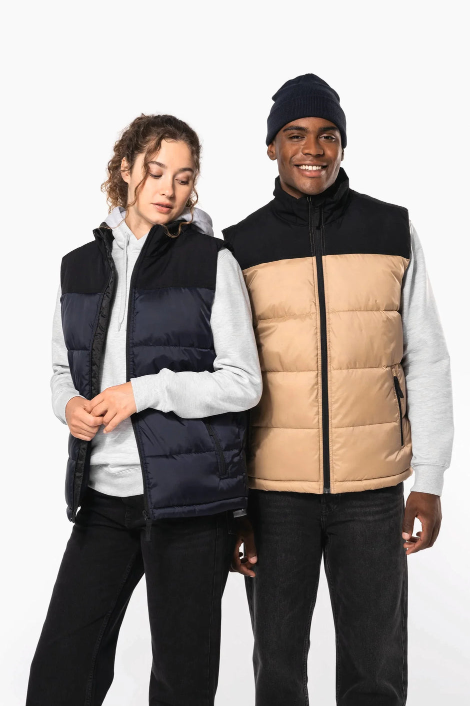 K6162 - Bodywarmer matelassé bi-ton unisexe - Occifloc
