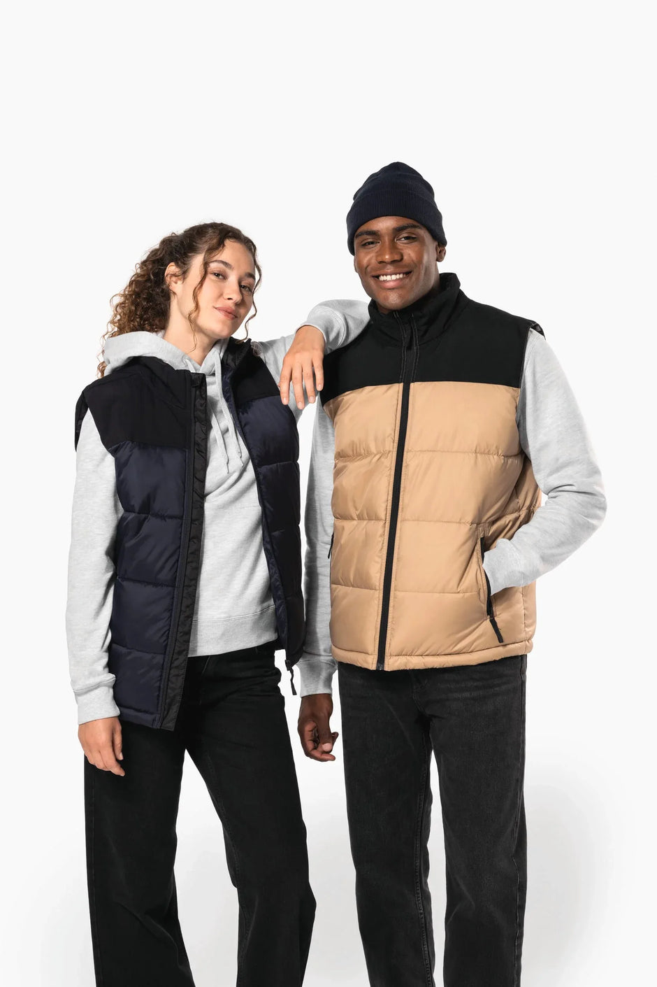 K6162 - Bodywarmer matelassé bi-ton unisexe - Occifloc