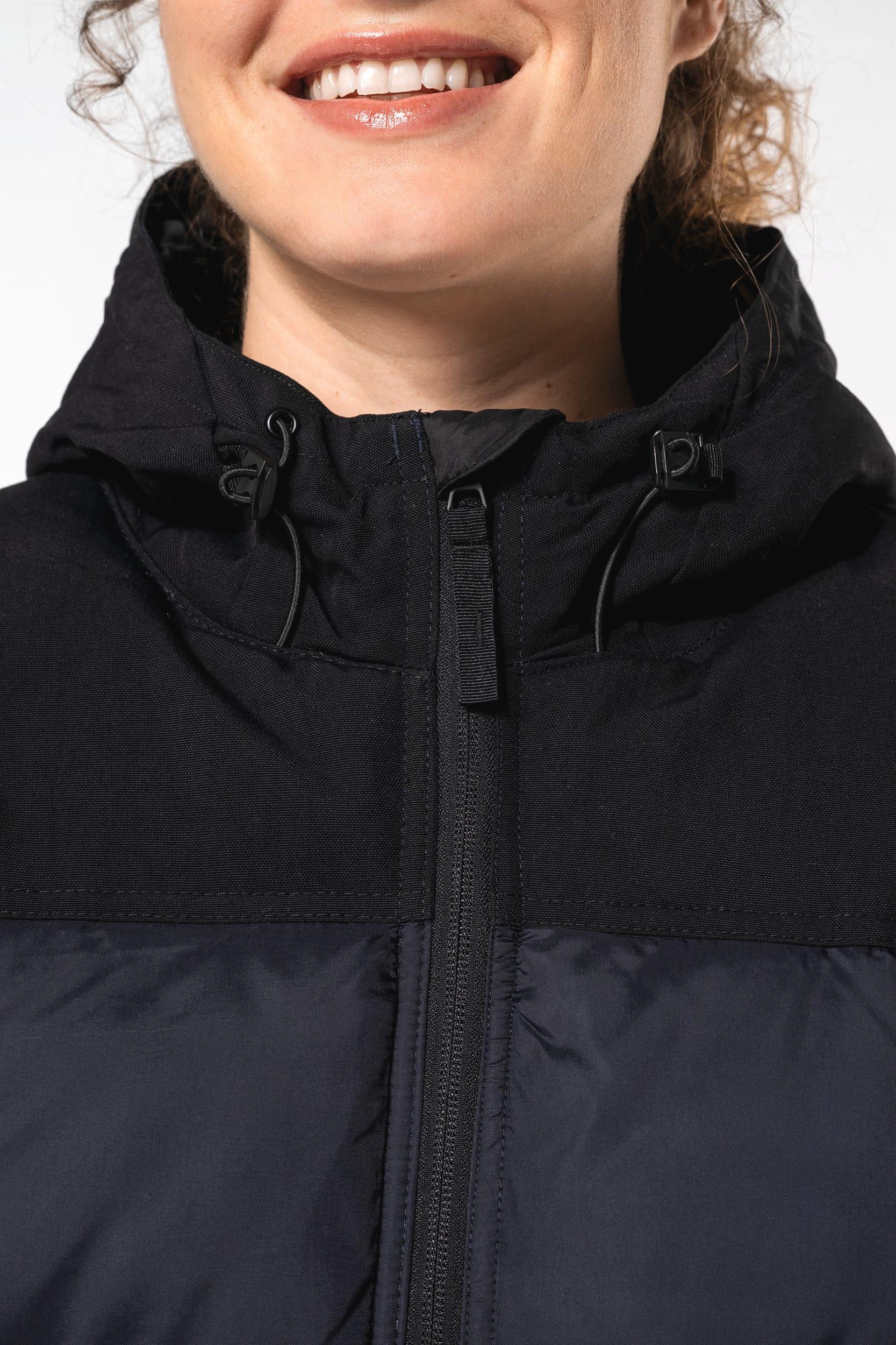 K6163 - Parka matelassée à capuche bi-ton unisexe - Occifloc