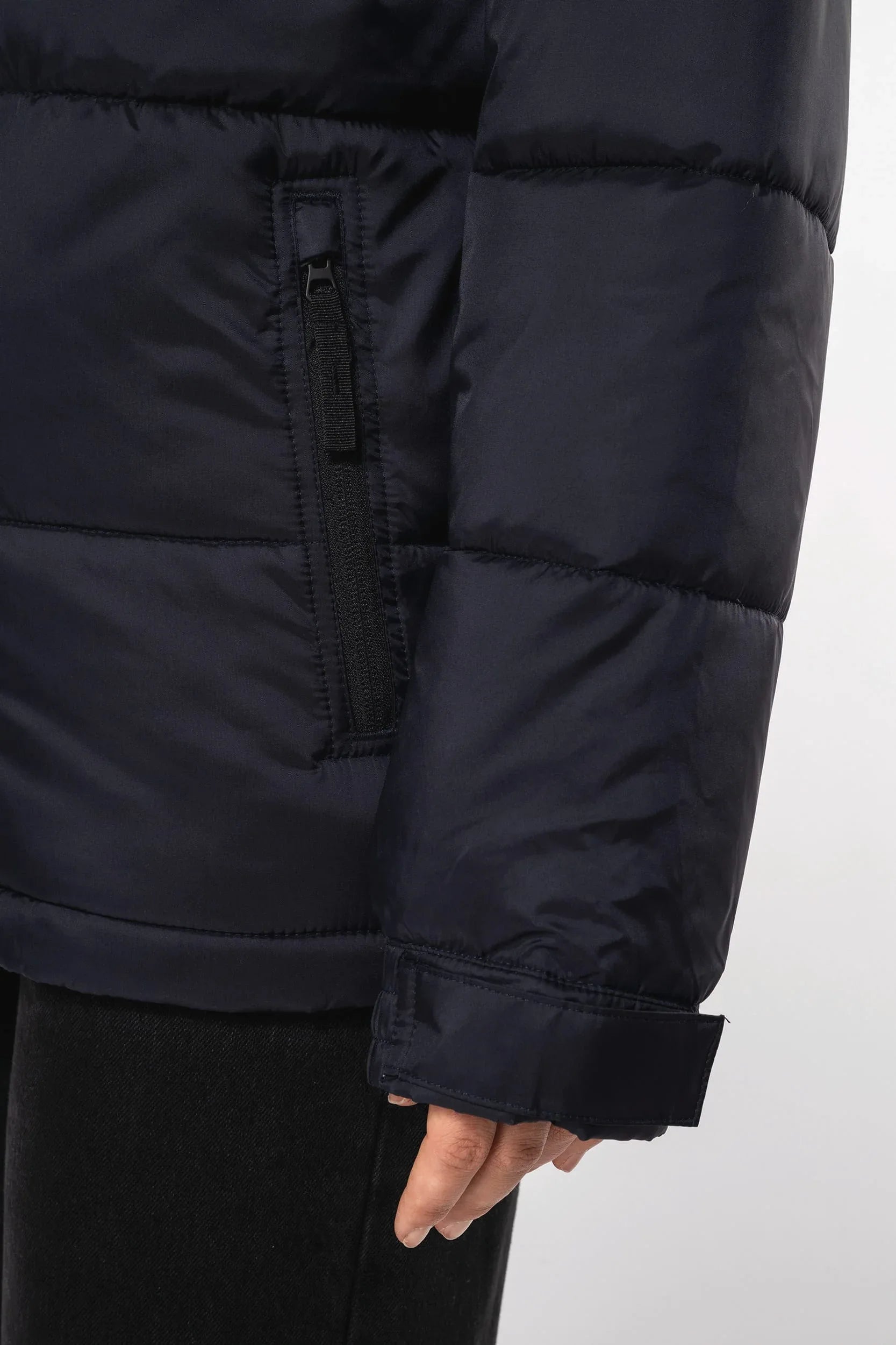 K6163 - Parka matelassée à capuche bi-ton unisexe - Occifloc
