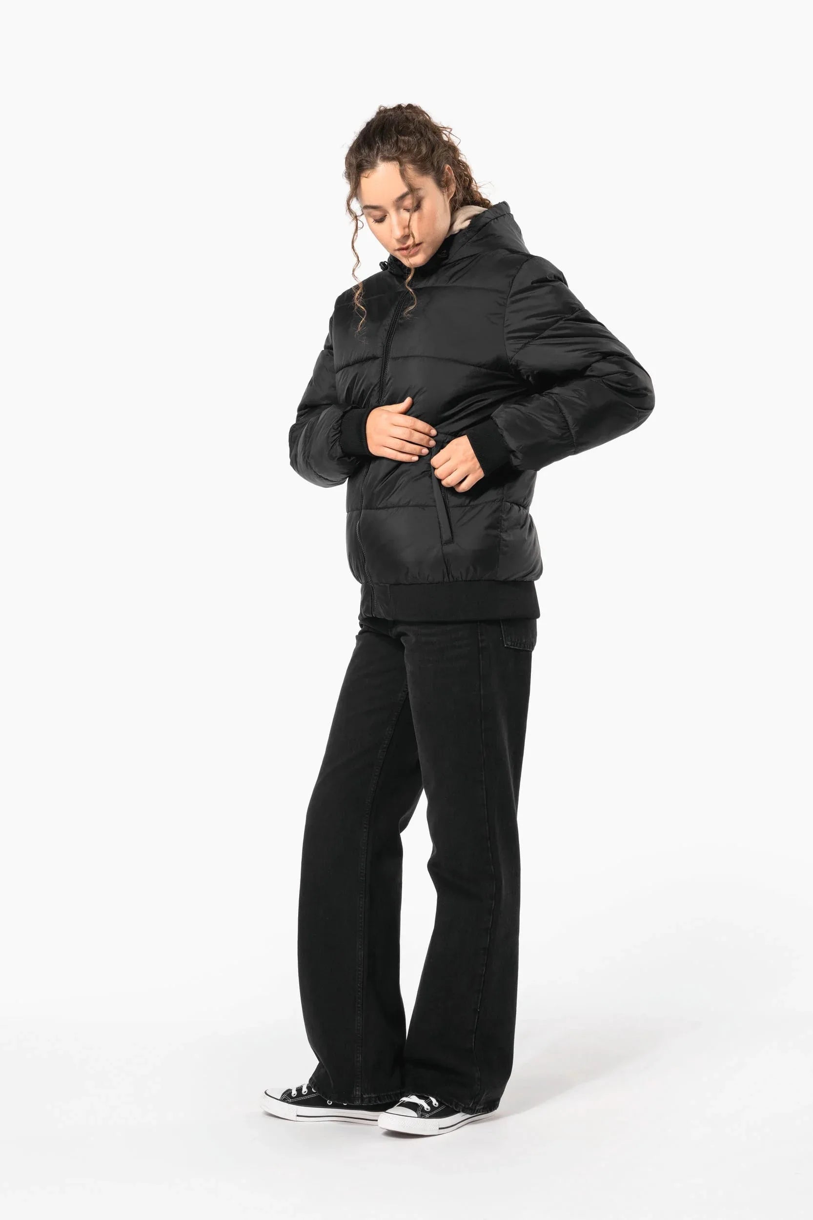 K6166 - Veste unisexe ripstop recyclée à capuche - Occifloc