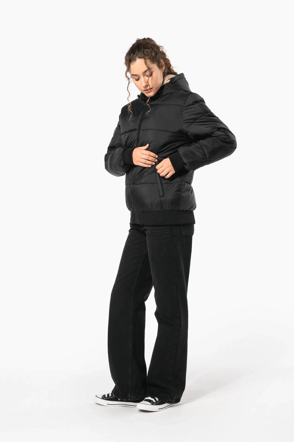 K6166 - Veste unisexe ripstop recyclée à capuche - Occifloc