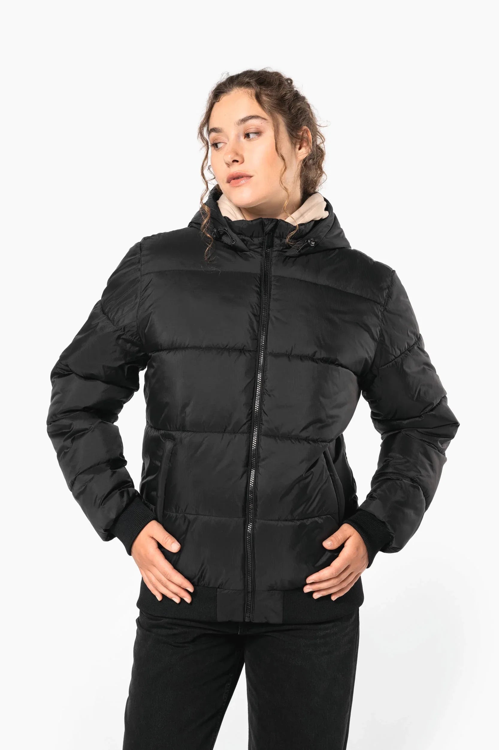 K6166 - Veste unisexe ripstop recyclée à capuche - Occifloc