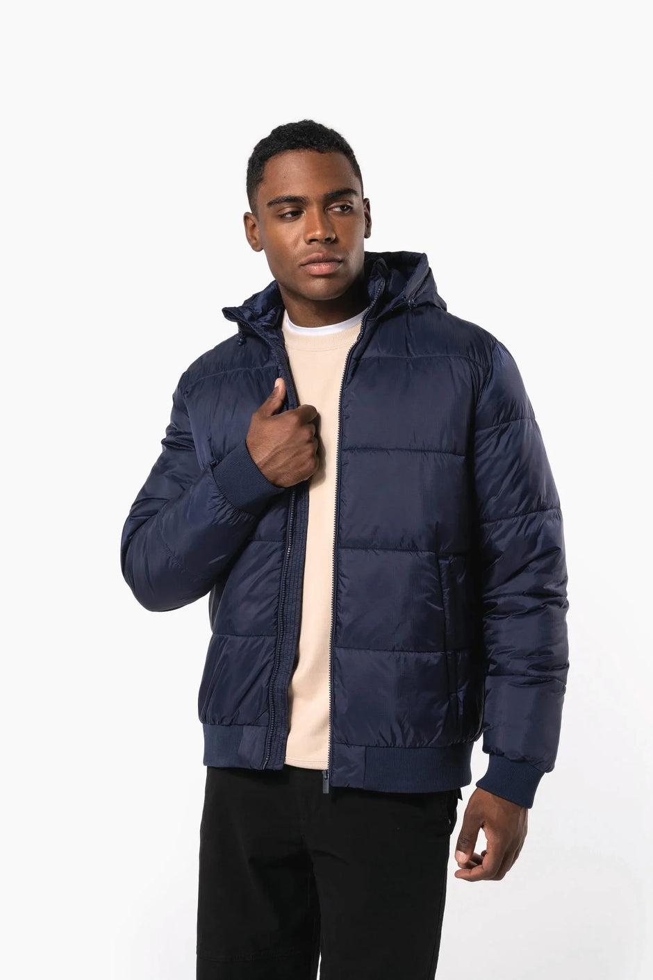 K6166 - Veste unisexe ripstop recyclée à capuche - Occifloc