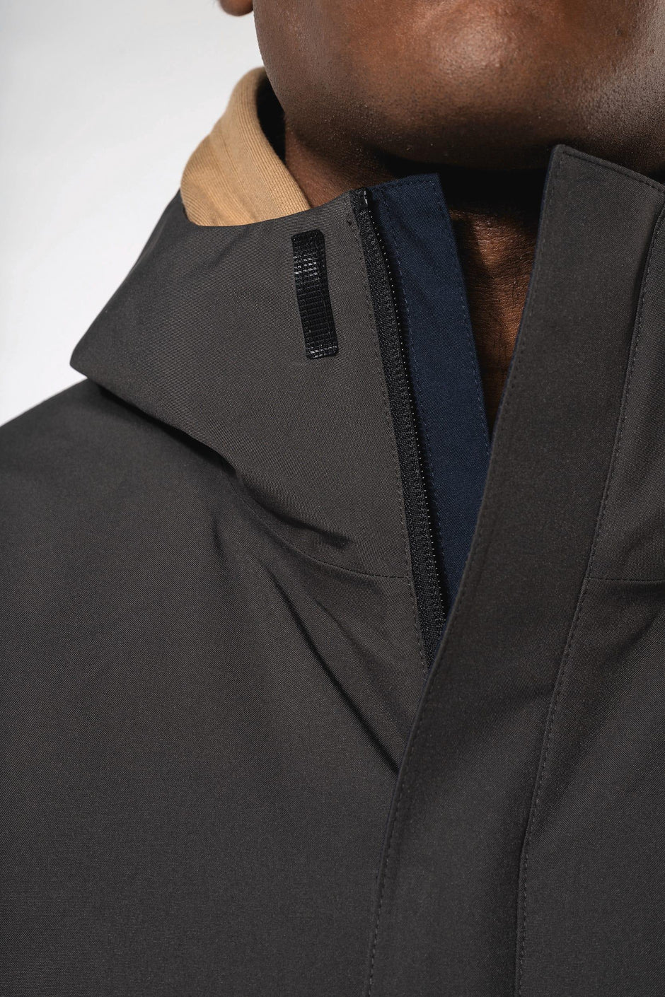 K6169 - Parka 3-en-1 imperméable à capuche bicolore unisexe - Occifloc