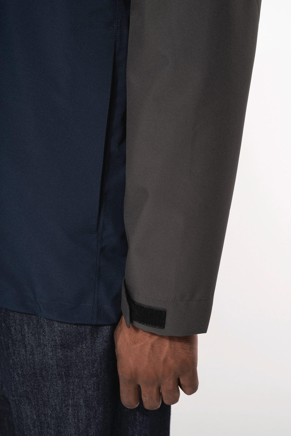 K6169 - Parka 3-en-1 imperméable à capuche bicolore unisexe - Occifloc