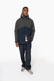 K6169 - Parka 3-en-1 imperméable à capuche bicolore unisexe - Occifloc