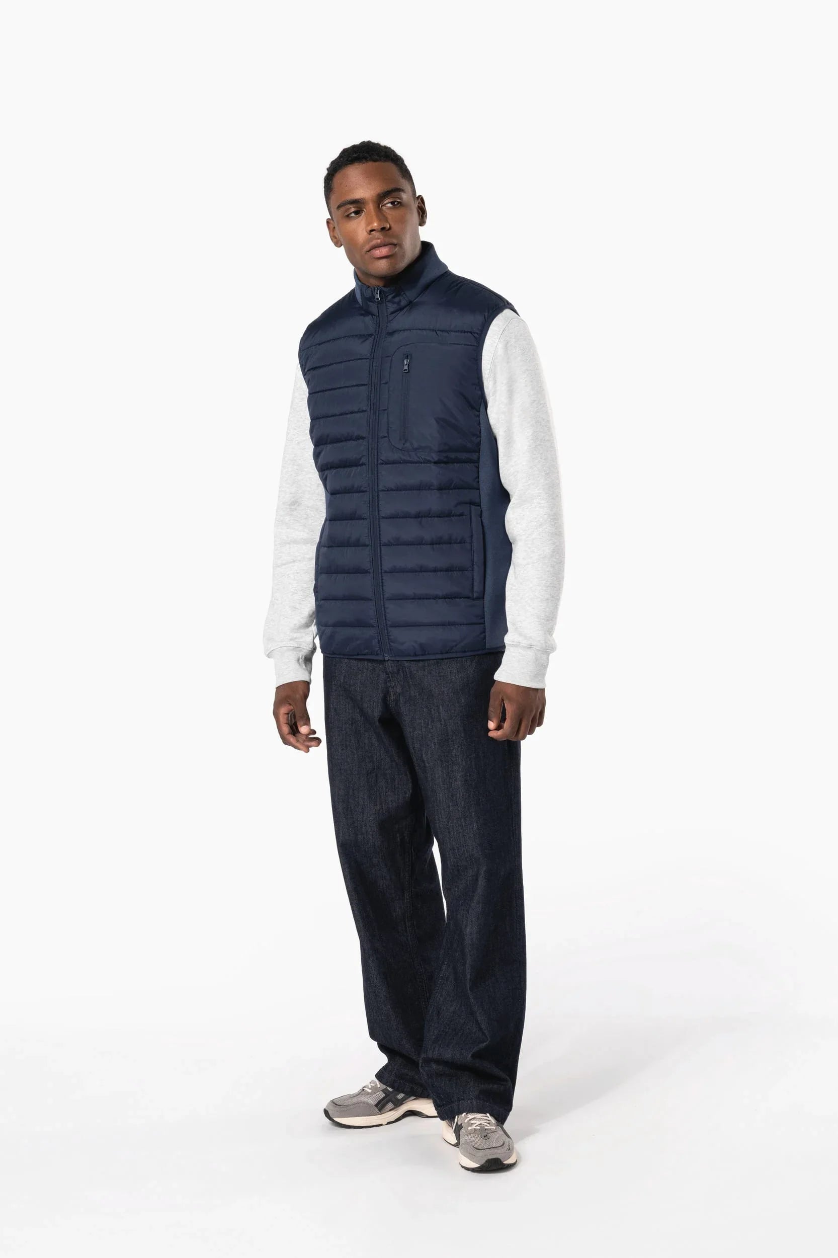 K6170 - Bodywarmer bi-matière homme - Occifloc