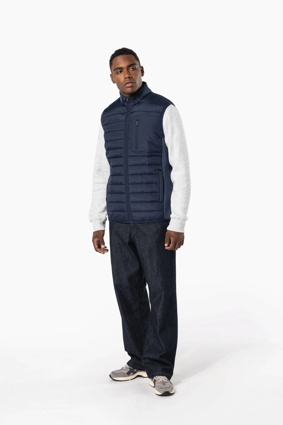 K6170 - Bodywarmer bi-matière homme - Occifloc