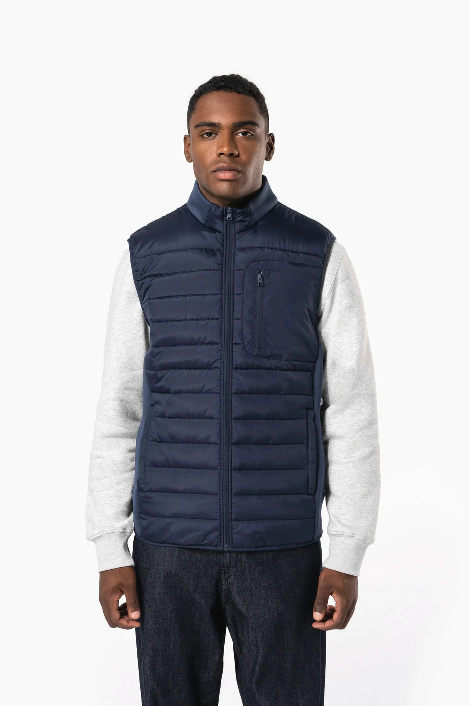 K6170 - Bodywarmer bi-matière homme - Occifloc