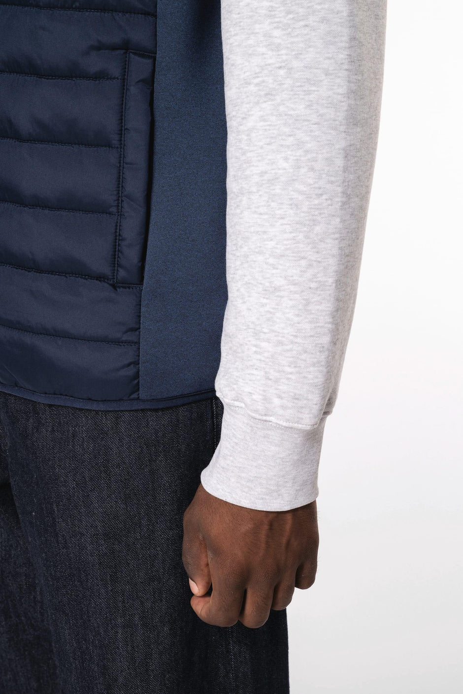 K6170 - Bodywarmer bi-matière homme - Occifloc