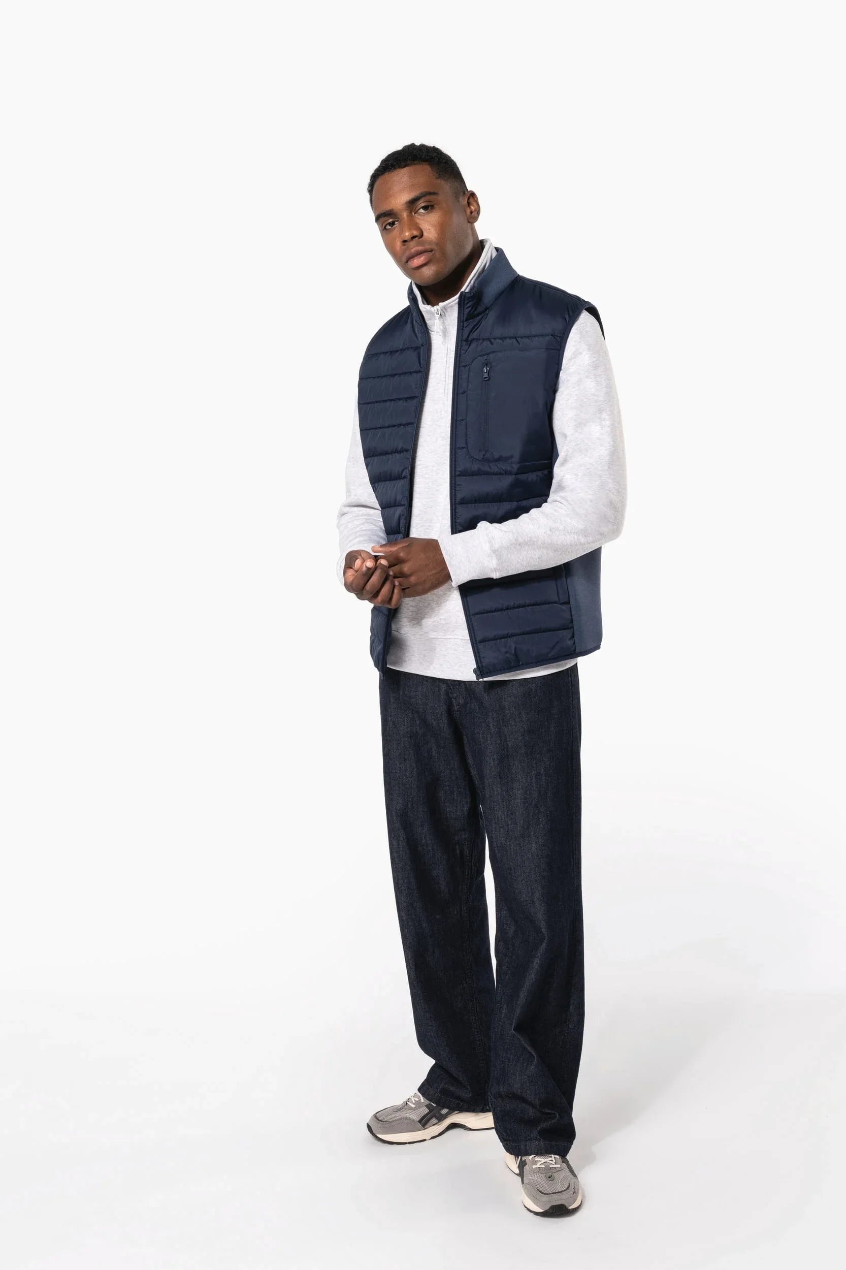 K6170 - Bodywarmer bi-matière homme - Occifloc