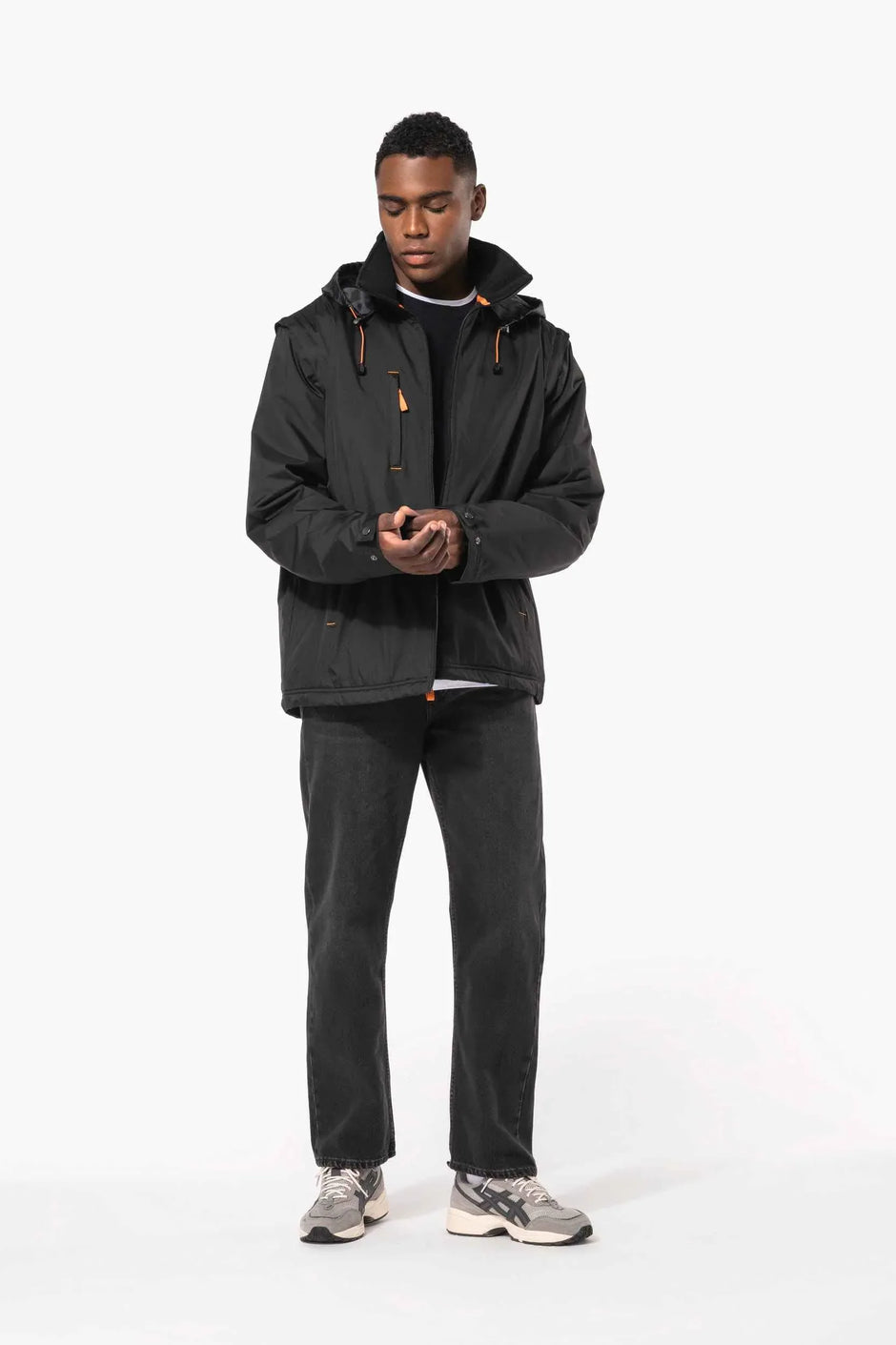 K639 - Blouson à manches amovibles homme