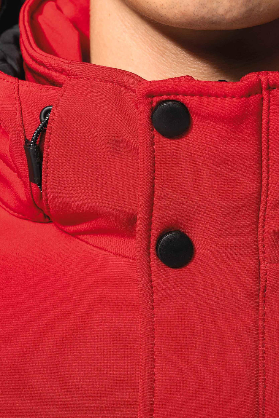 K650 - Parka softshell doublée capuche homme