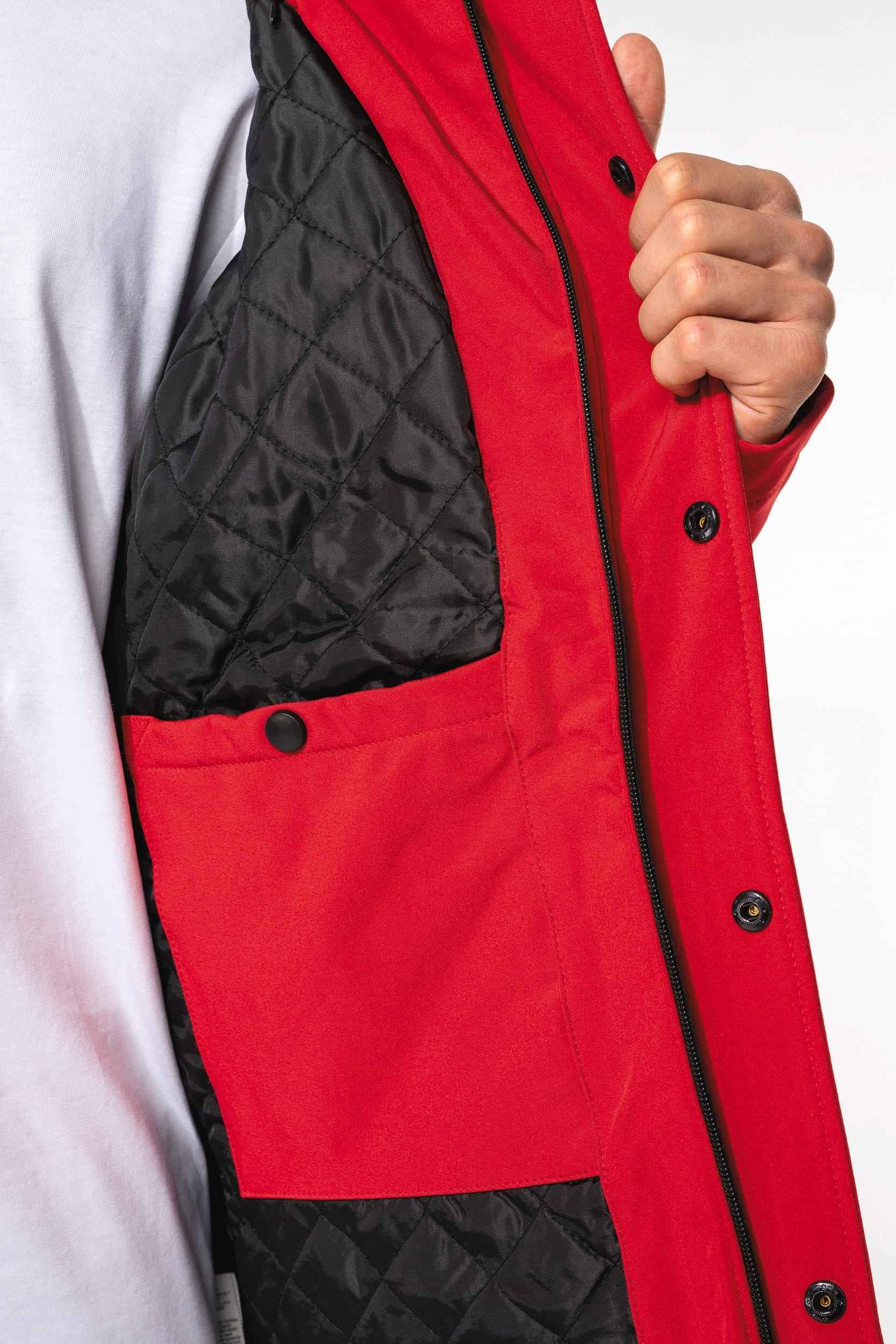 K650 - Parka softshell doublée capuche homme