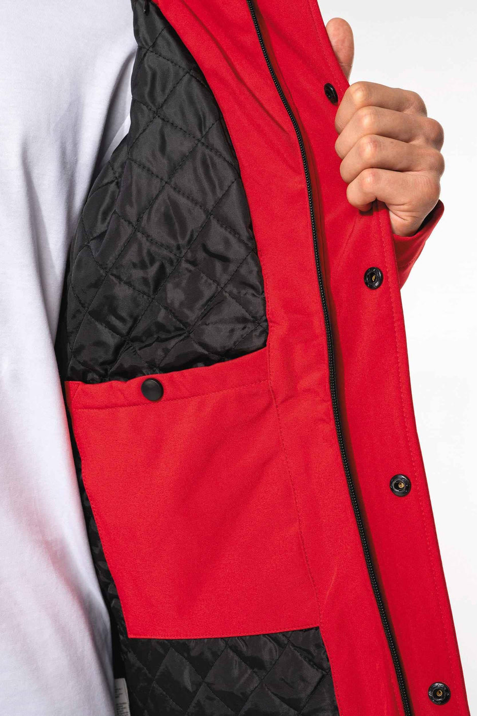 K650 - Parka softshell doublée capuche homme