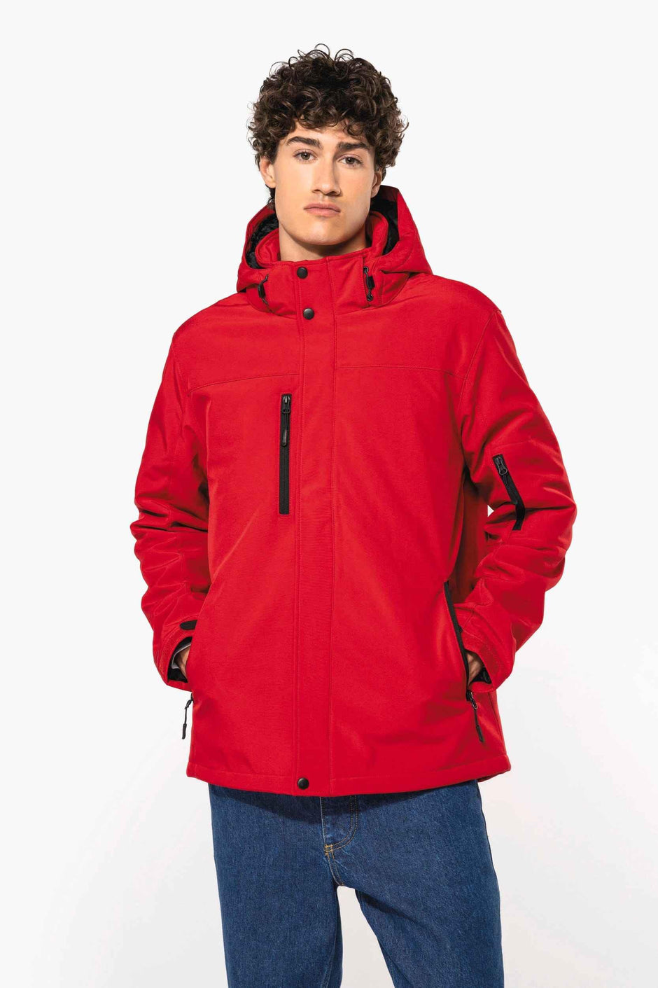 K650 - Parka softshell doublée capuche homme