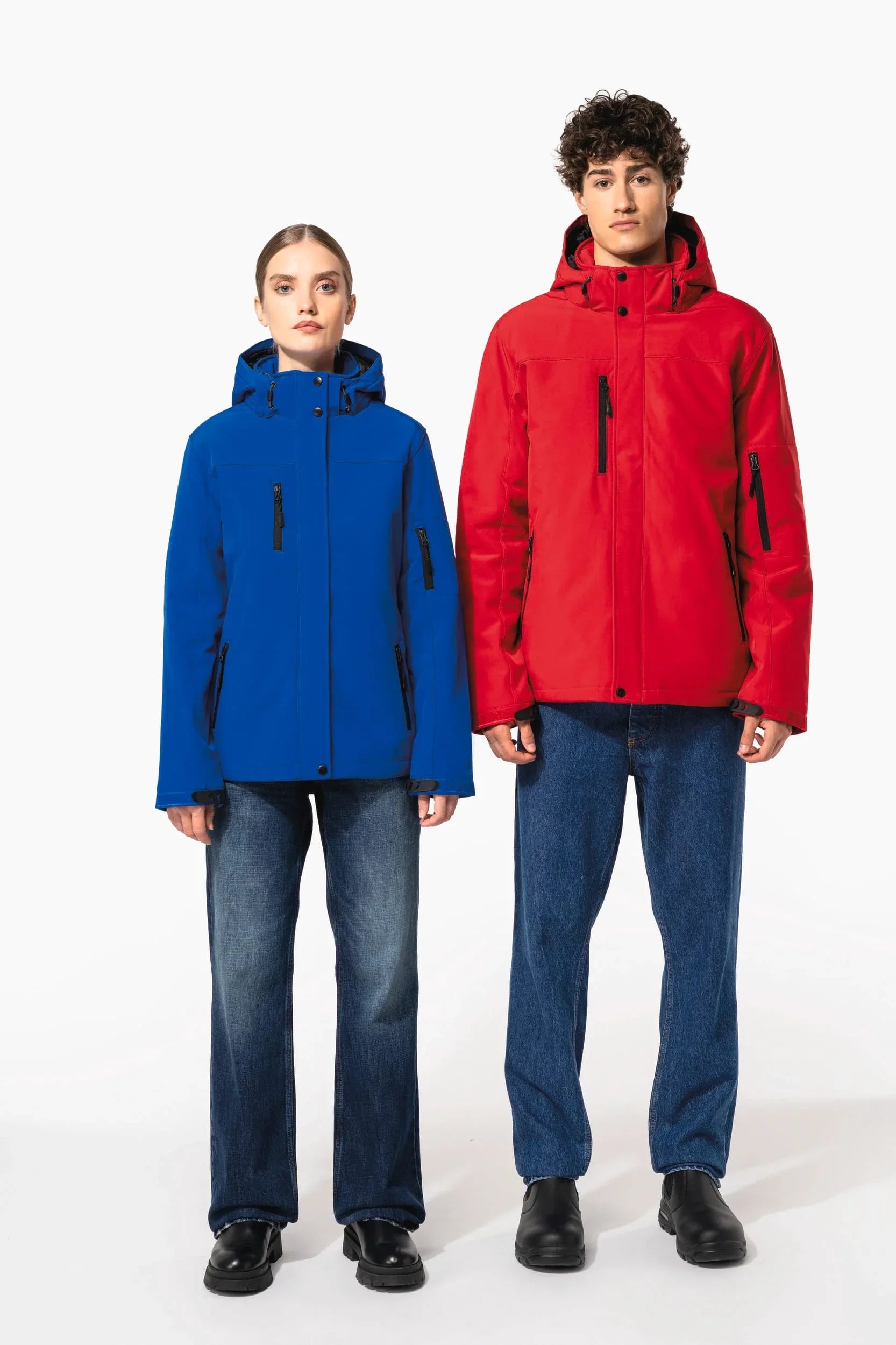 K651 - Parka softshell doublée capuche femme - Occifloc