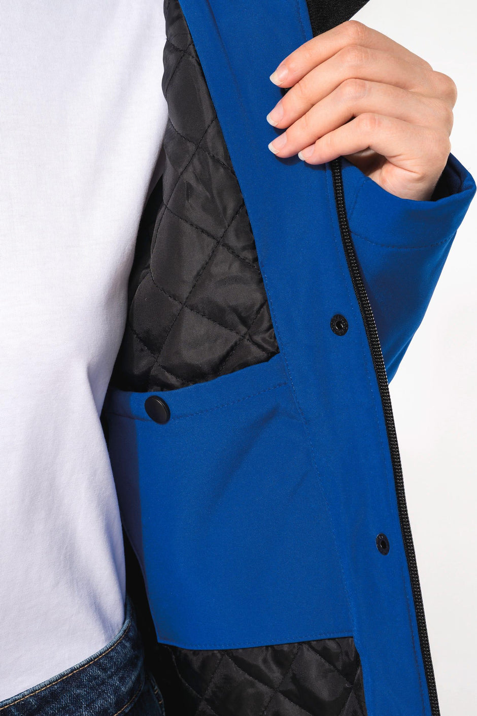 K651 - Parka softshell doublée capuche femme - Occifloc