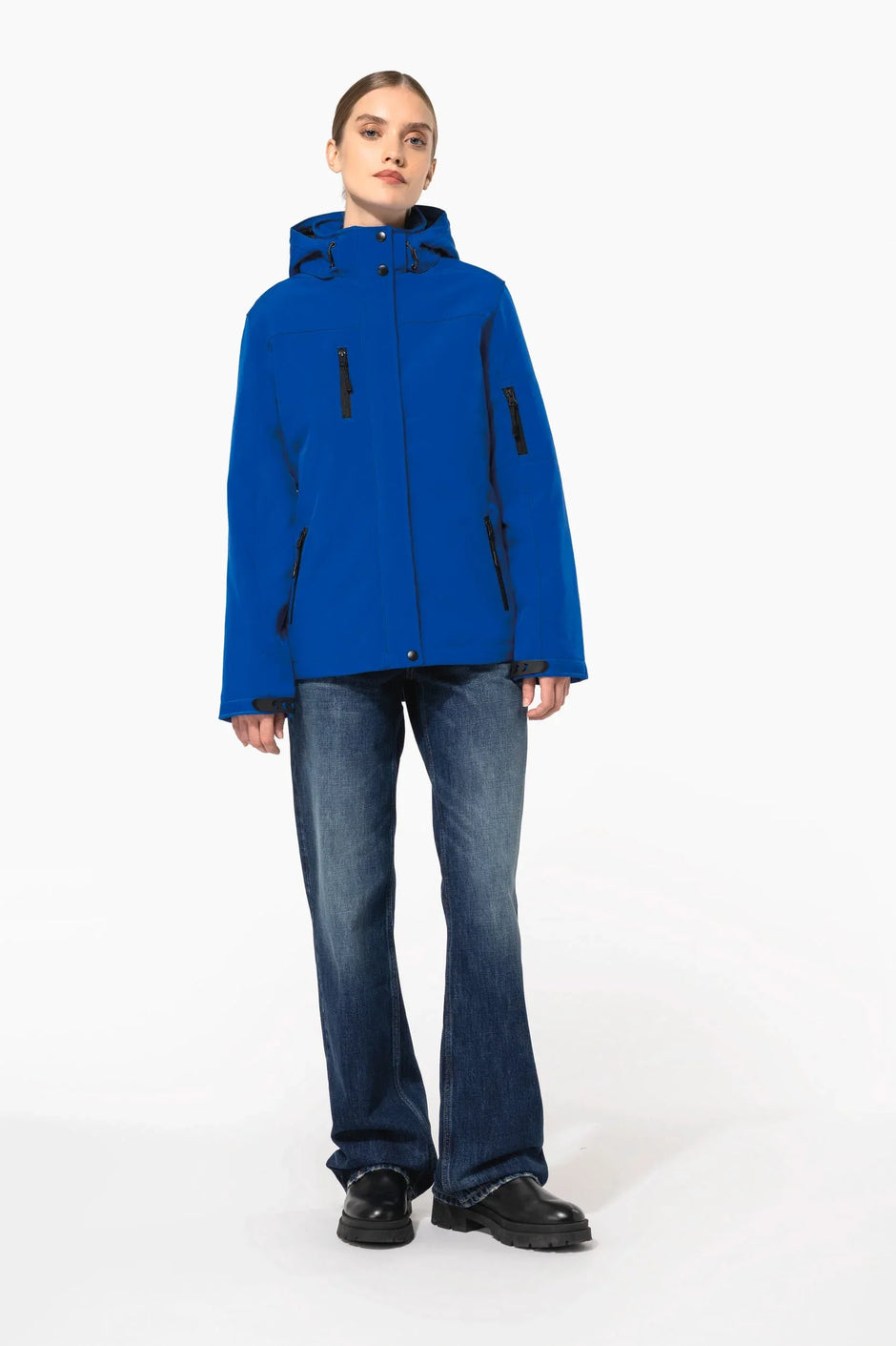 K651 - Parka softshell doublée capuche femme - Occifloc
