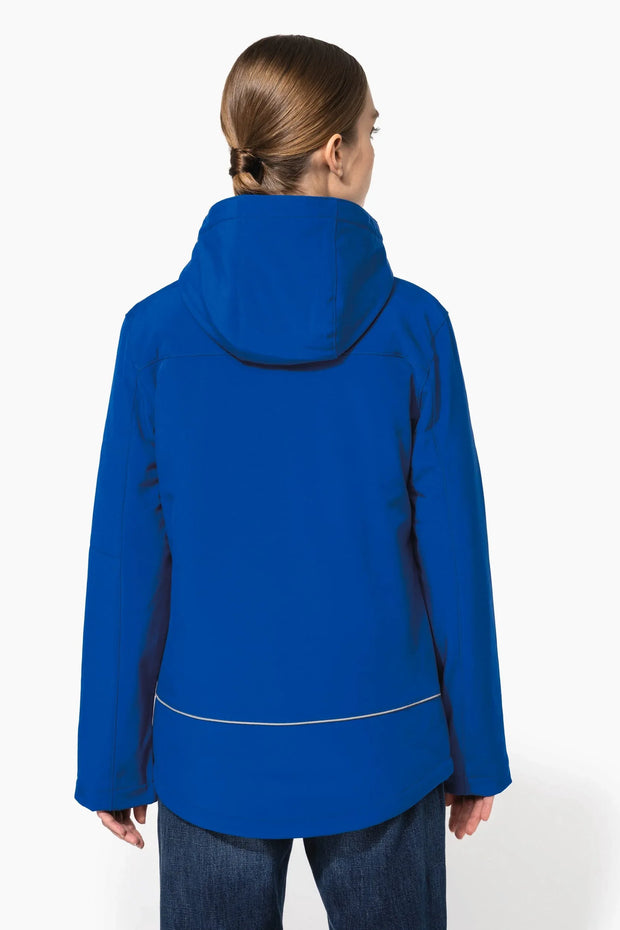 K651 - Parka softshell doublée capuche femme - Occifloc
