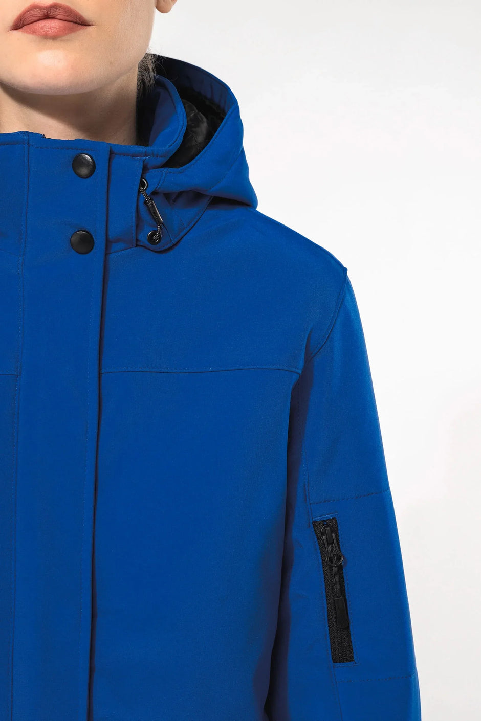 K651 - Parka softshell doublée capuche femme - Occifloc