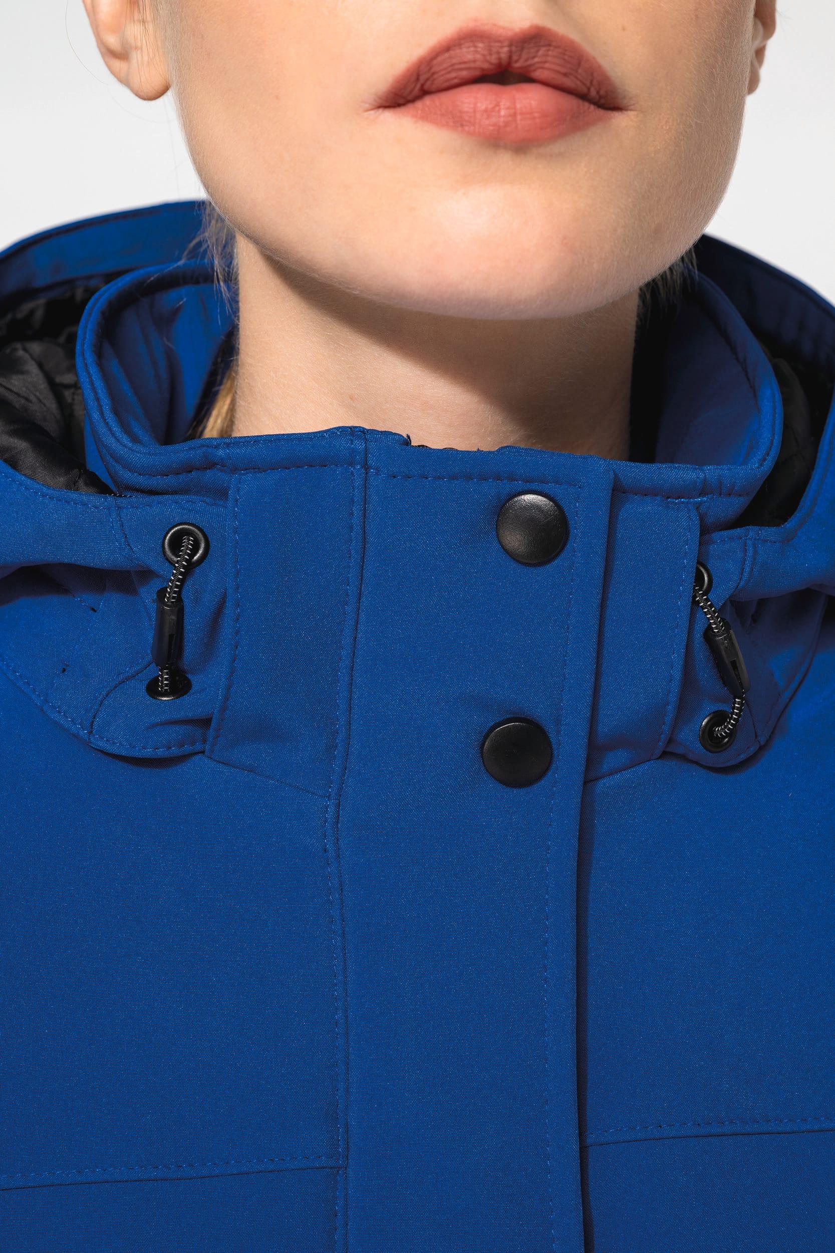 K651 - Parka softshell doublée capuche femme - Occifloc