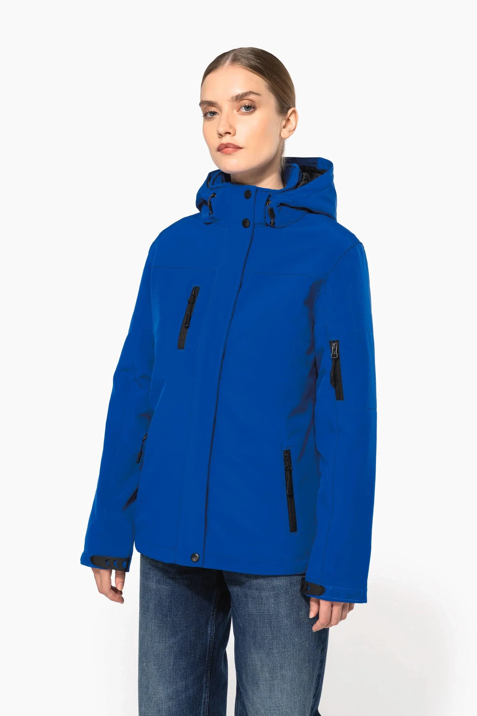 K651 - Parka softshell doublée capuche femme - Occifloc