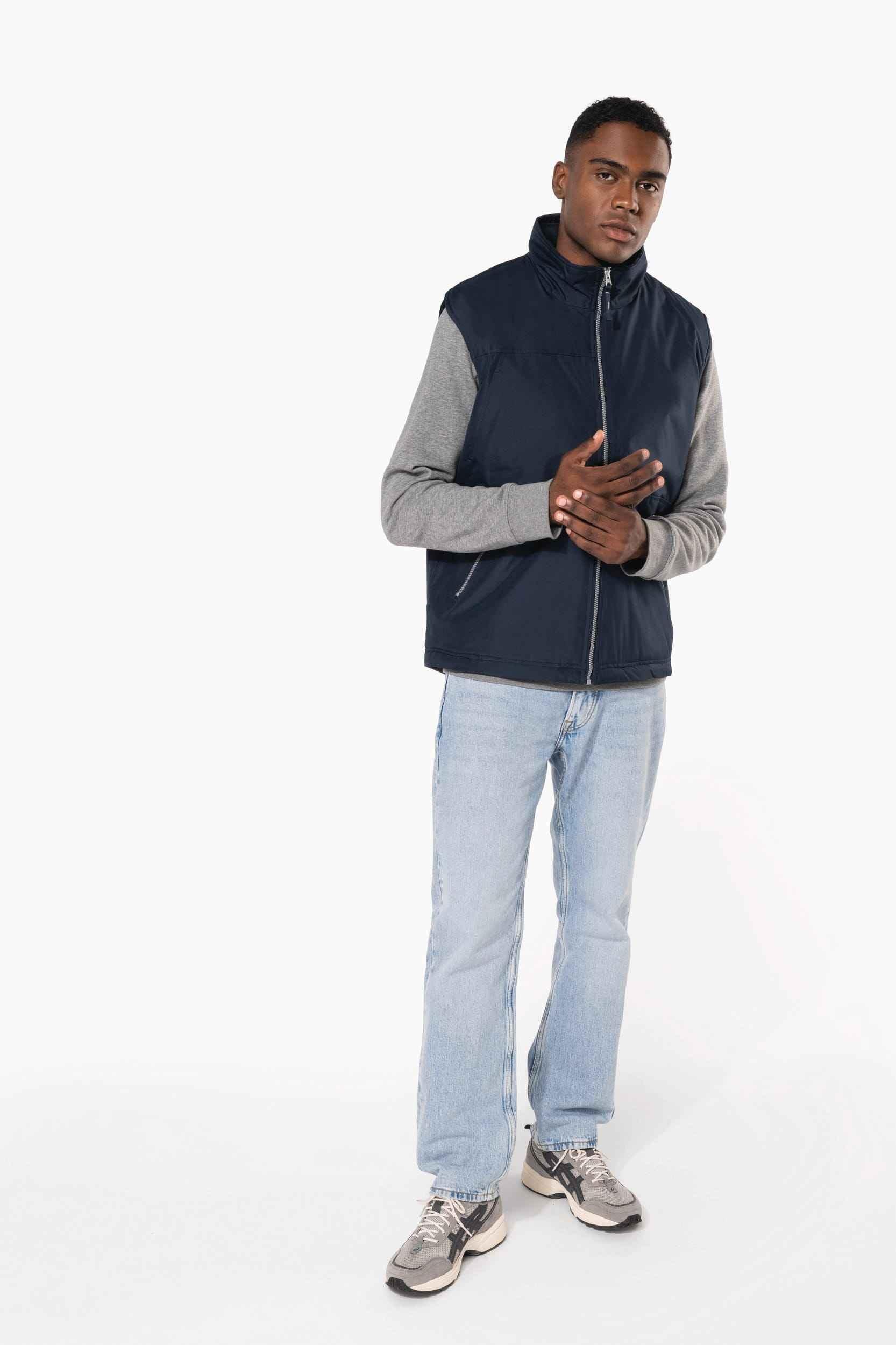 K659 - Bodywarmer doublé polaire homme