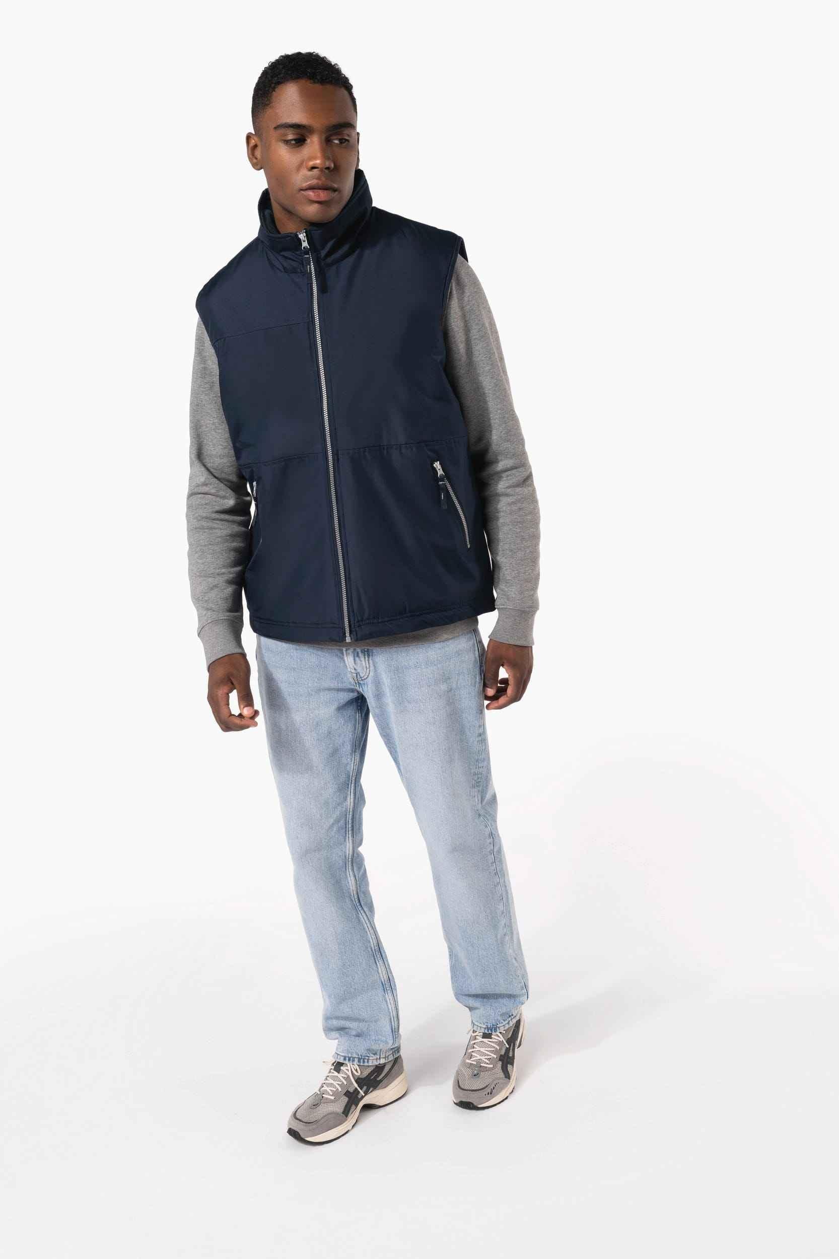 K659 - Bodywarmer doublé polaire homme