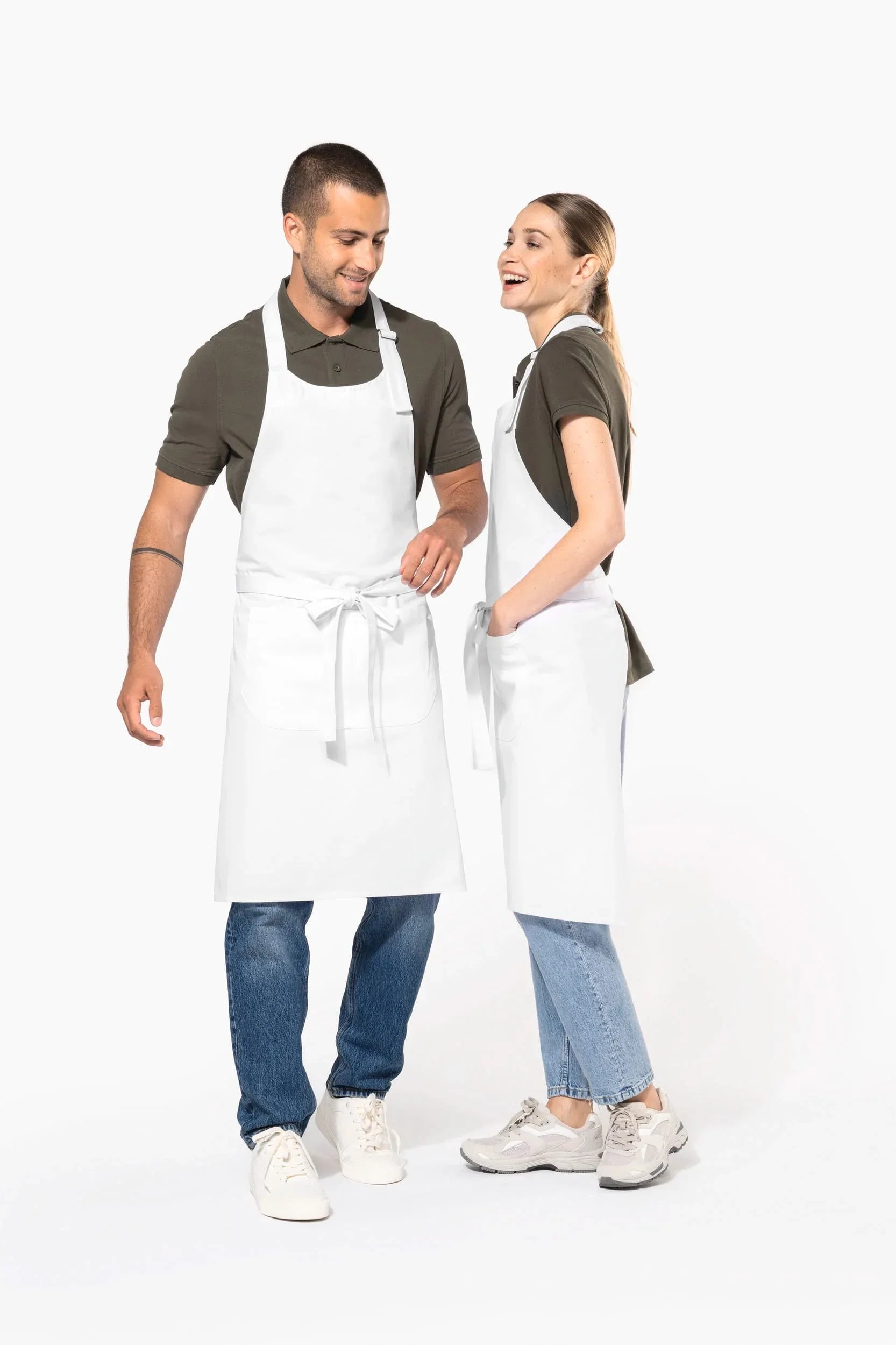 K8005 - Tablier coton lavage haute température - Occifloc