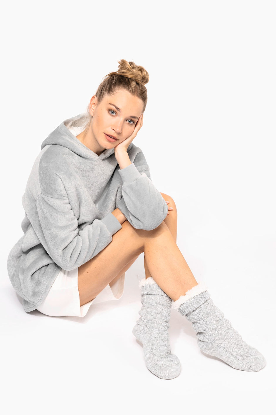 K815 - Chaussettes lounge doublées sherpa Kariban