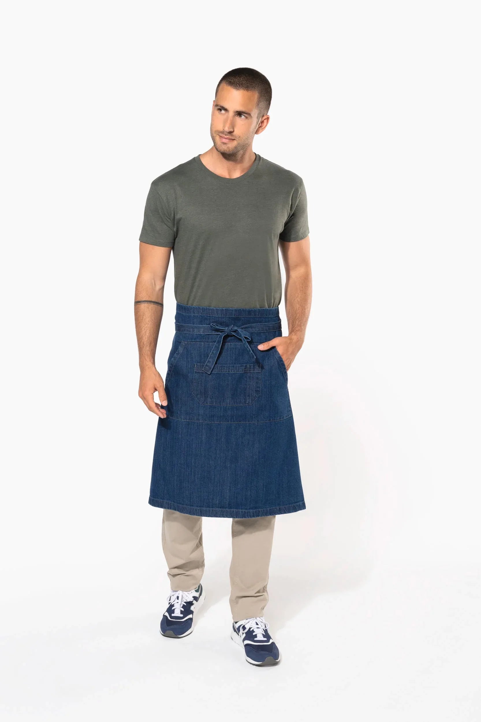 K887 - Tablier coton long - Occifloc