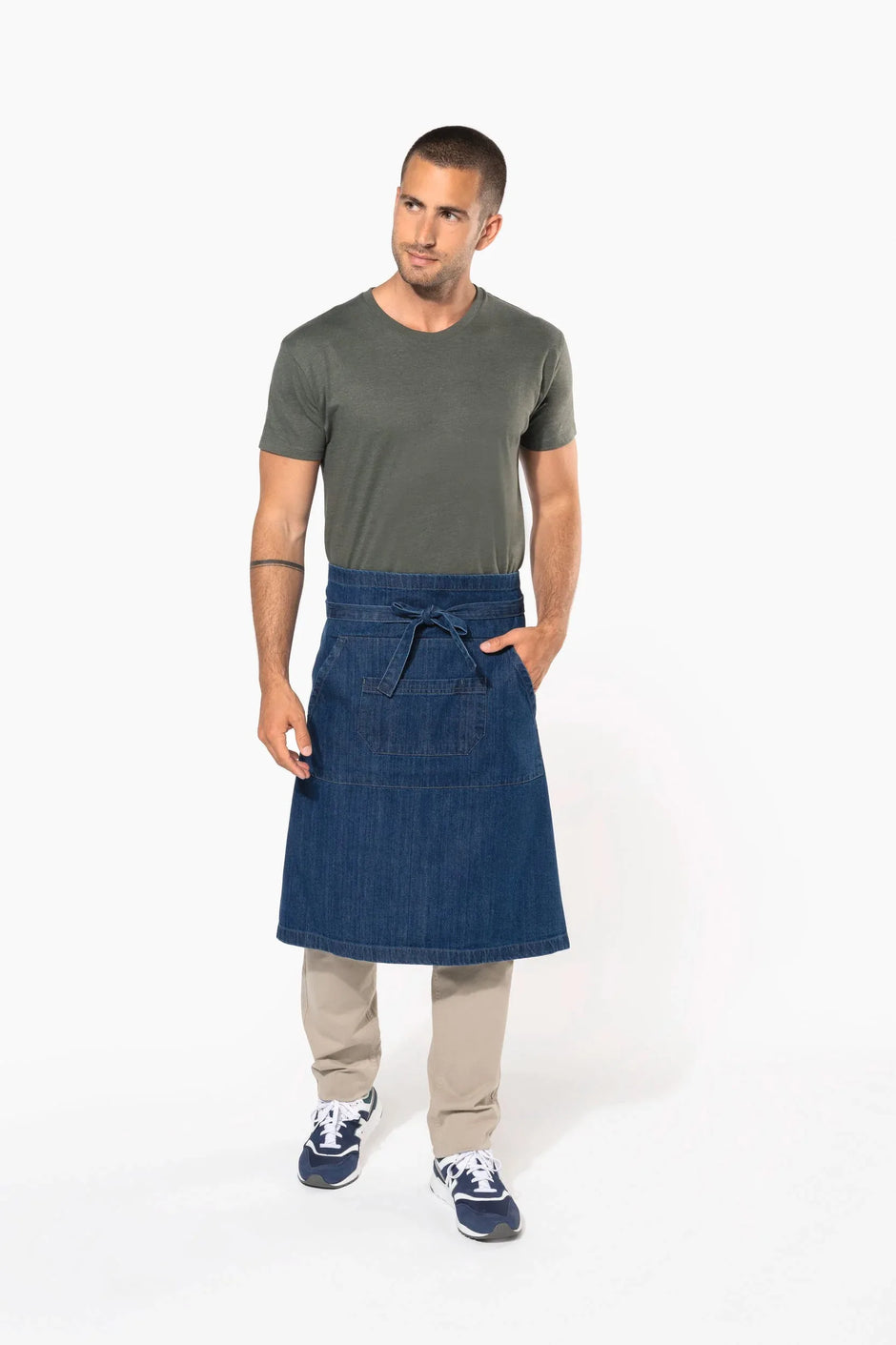 K887 - Tablier coton long - Occifloc