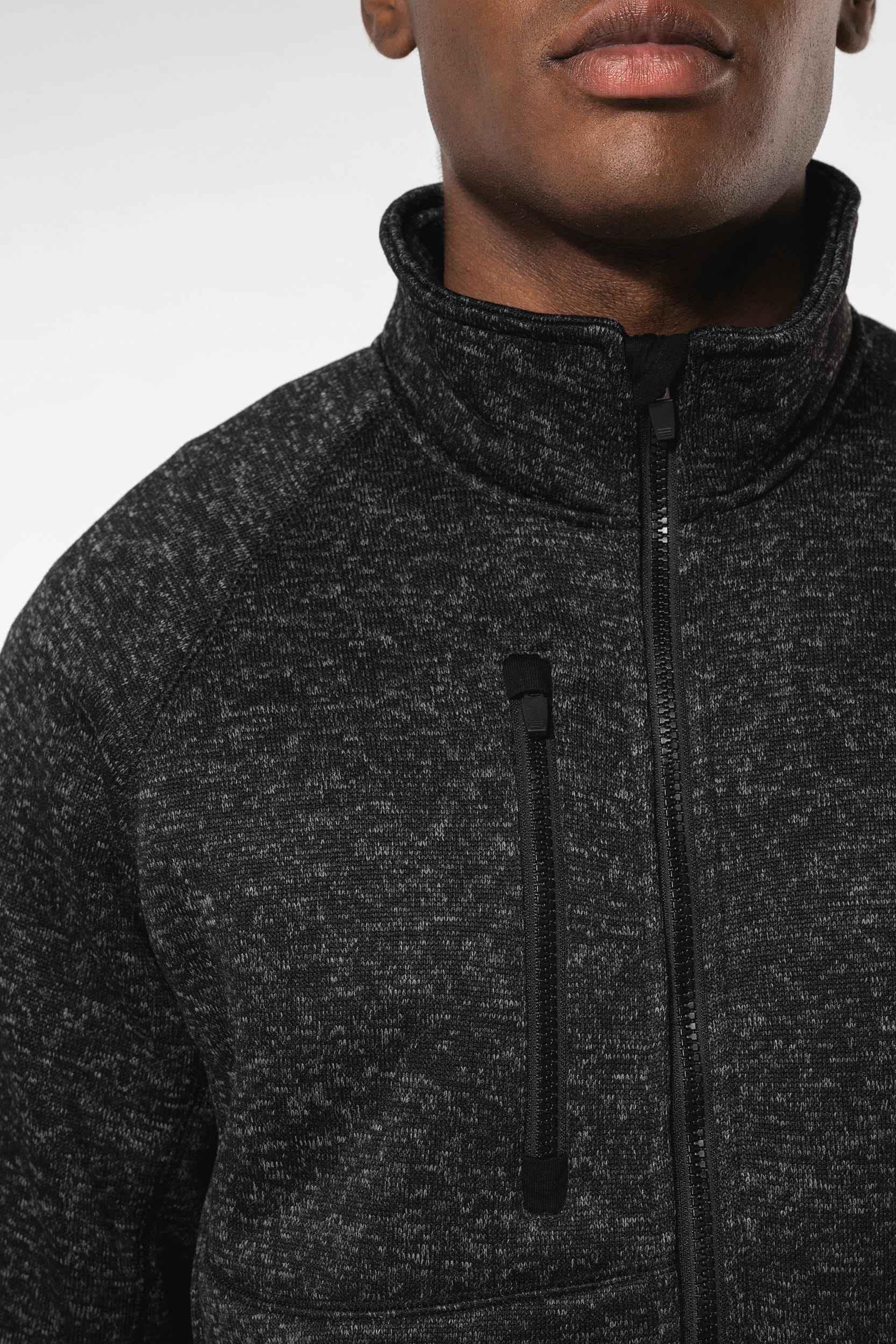 K9106 - Veste zippée chinée homme