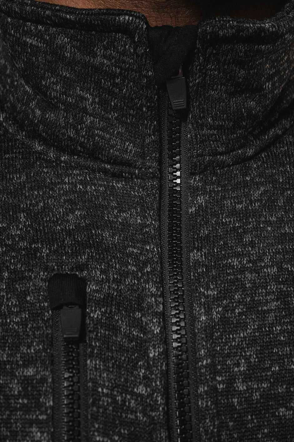 K9106 - Veste zippée chinée homme