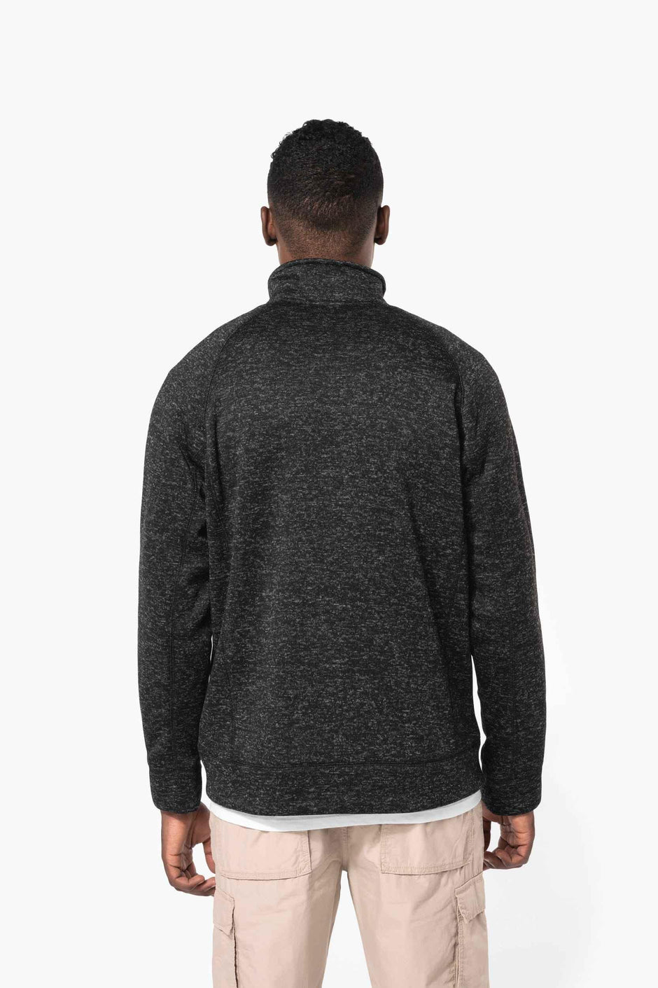 K9106 - Veste zippée chinée homme