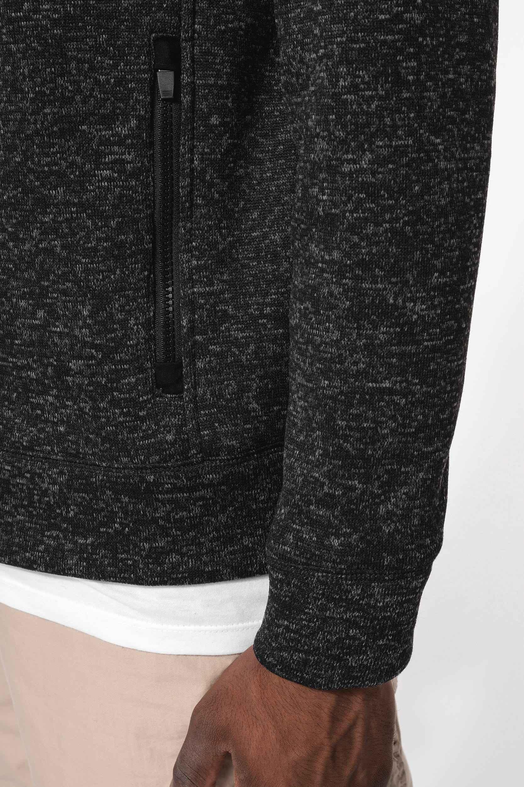 K9106 - Veste zippée chinée homme