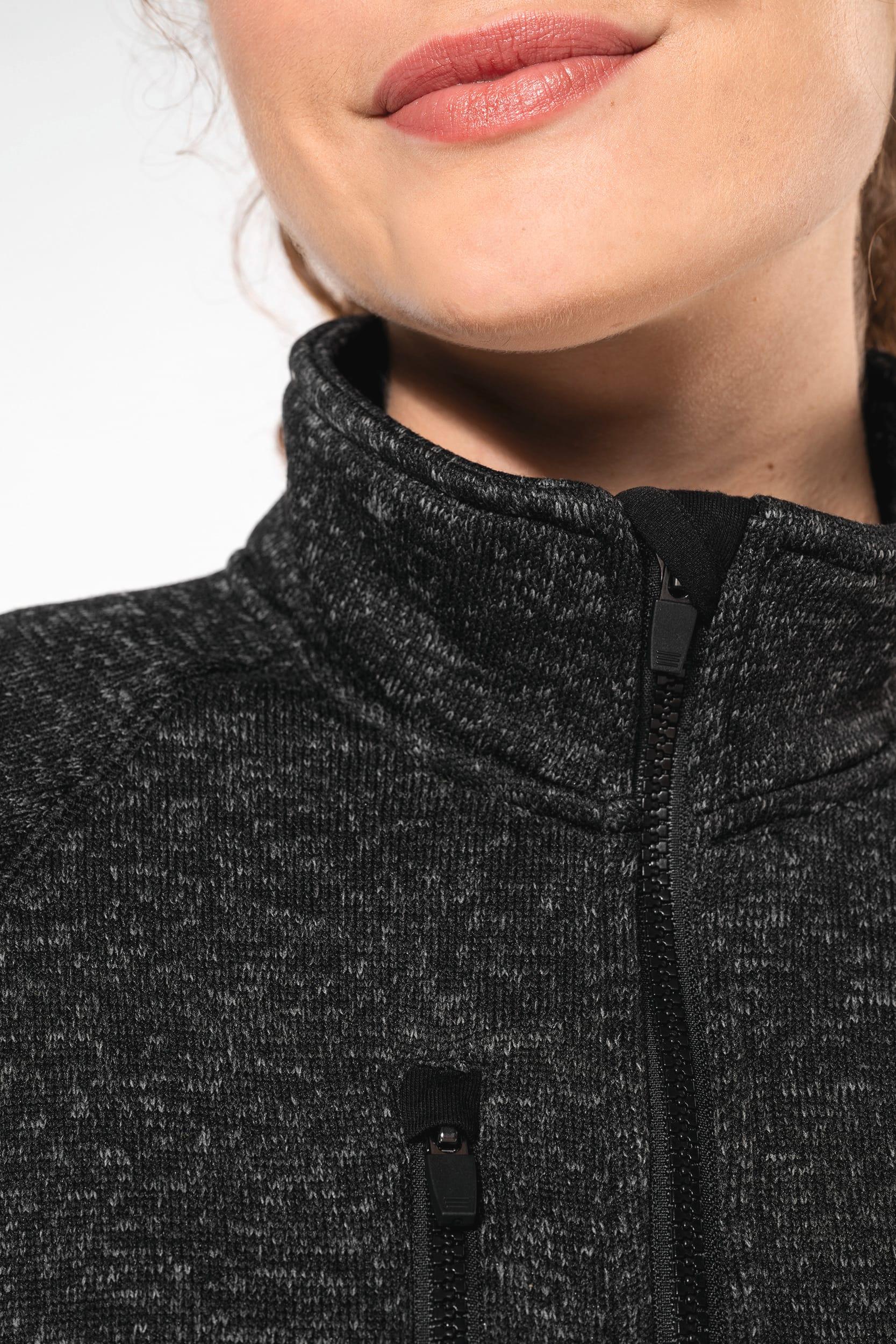 K9107 - Veste zippée chinée femme - Occifloc