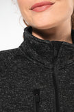 K9107 - Veste zippée chinée femme - Occifloc