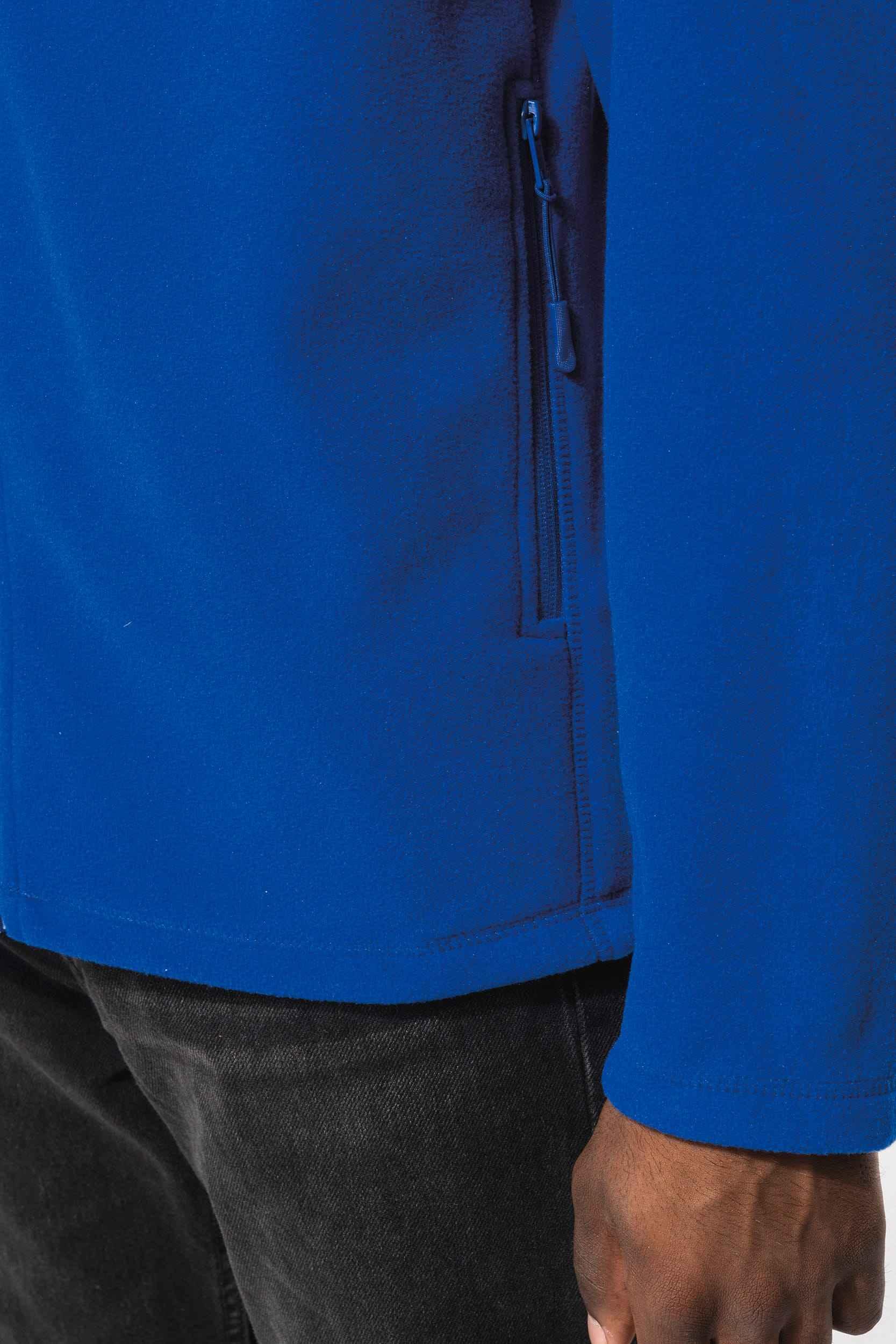K917 - Veste micropolaire zippée manches raglan homme