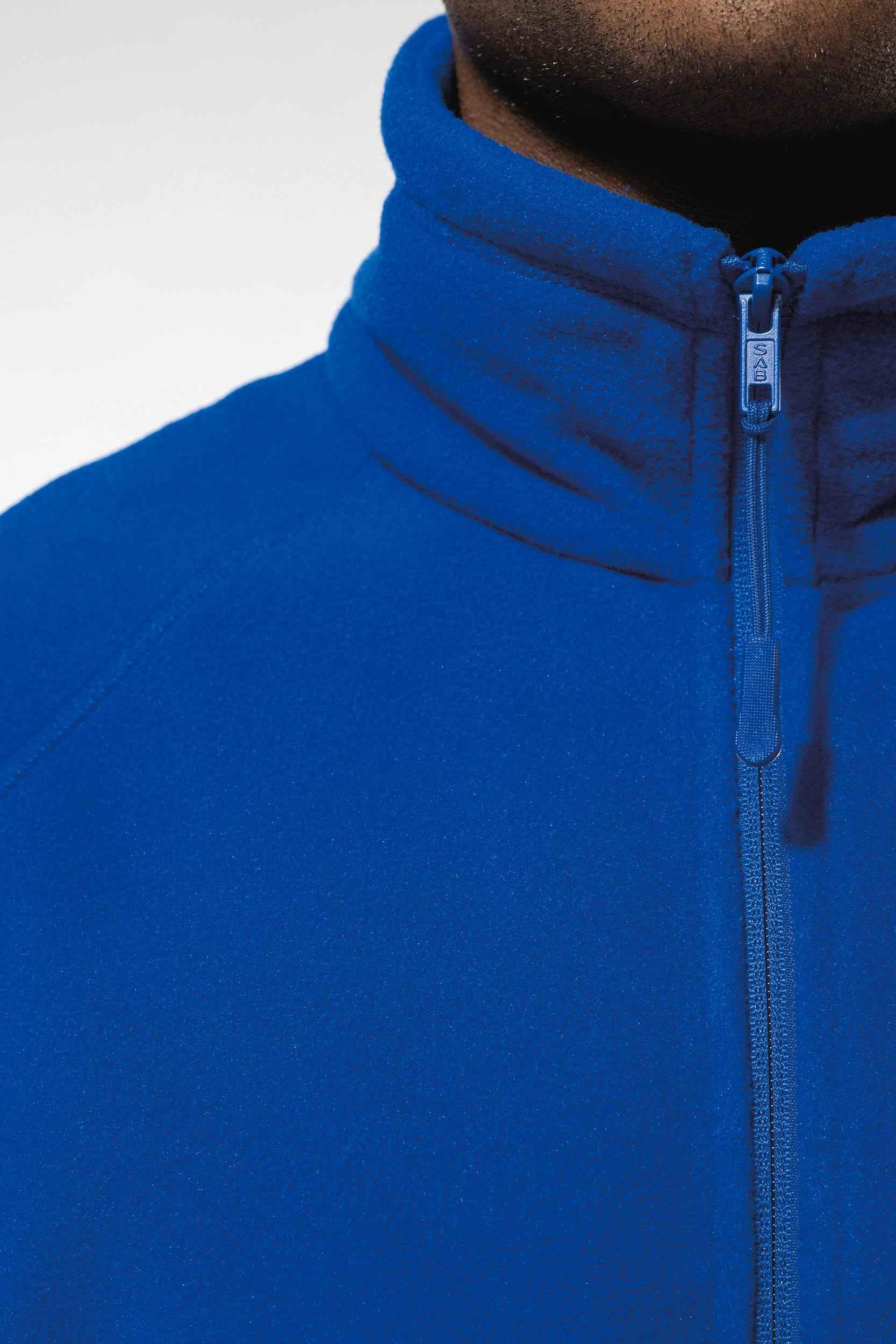 K917 - Veste micropolaire zippée manches raglan homme