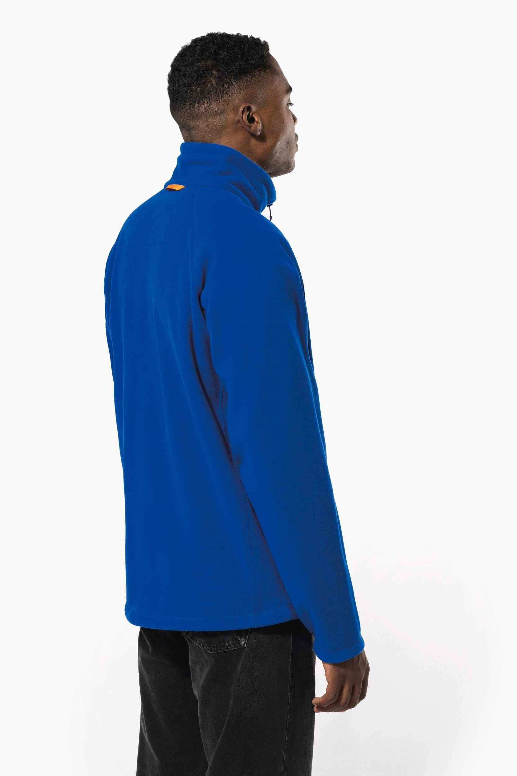 K917 - Veste micropolaire zippée manches raglan homme