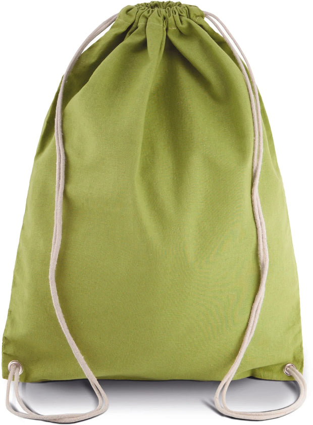 KI0125 - Sac à dos en coton avec cordelettes - Occifloc