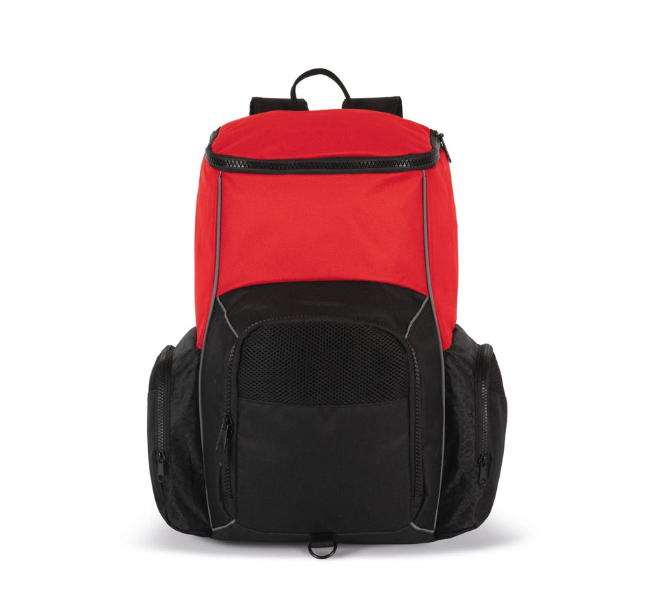 KI0176 - Sac à dos de sport recyclé avec porte-objets - Occifloc