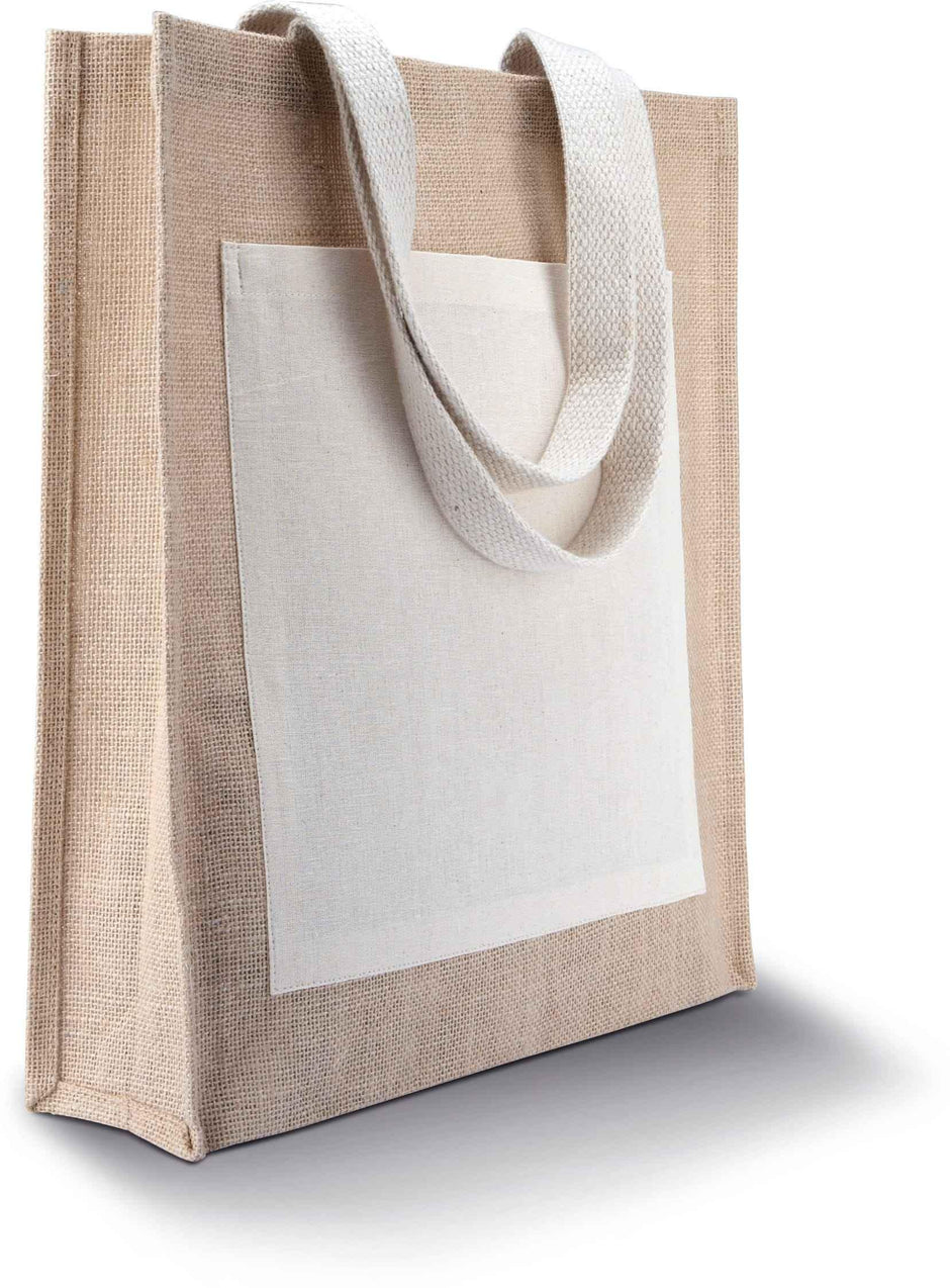 KI0221 - Sac shopping toile de jute - Occifloc