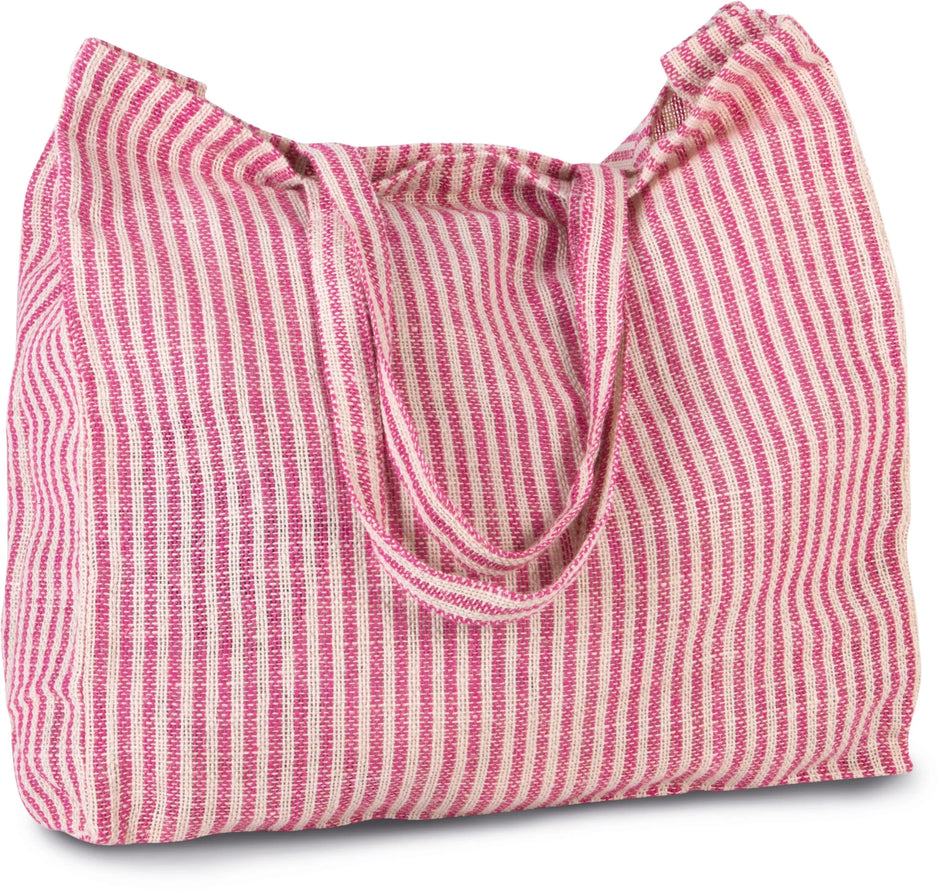 KI0236 - Sac shopping à rayures en juco - Occifloc