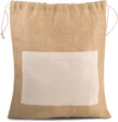 KI0239 - Sac en toile de jute avec cordelettes - Occifloc