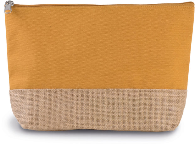 KI0276 - Pochette en toiles de coton et jute - Occifloc