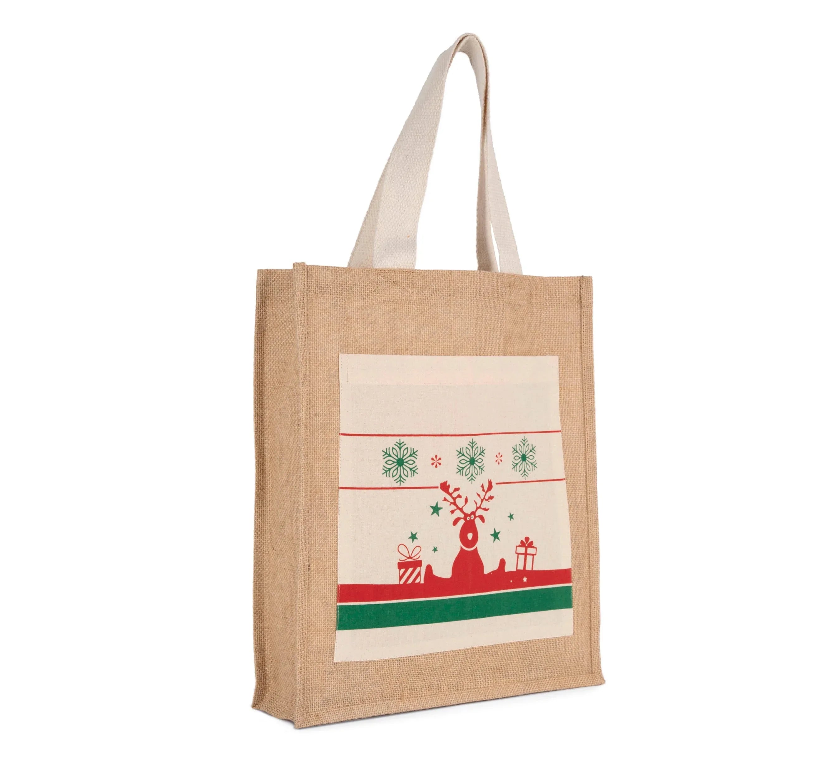 KI0732 - Sac shopping avec motifs de Noël - Occifloc